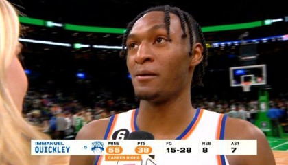 九游娱乐-体能无限！奎克利双加时出战55分钟 轰38分胜绿军